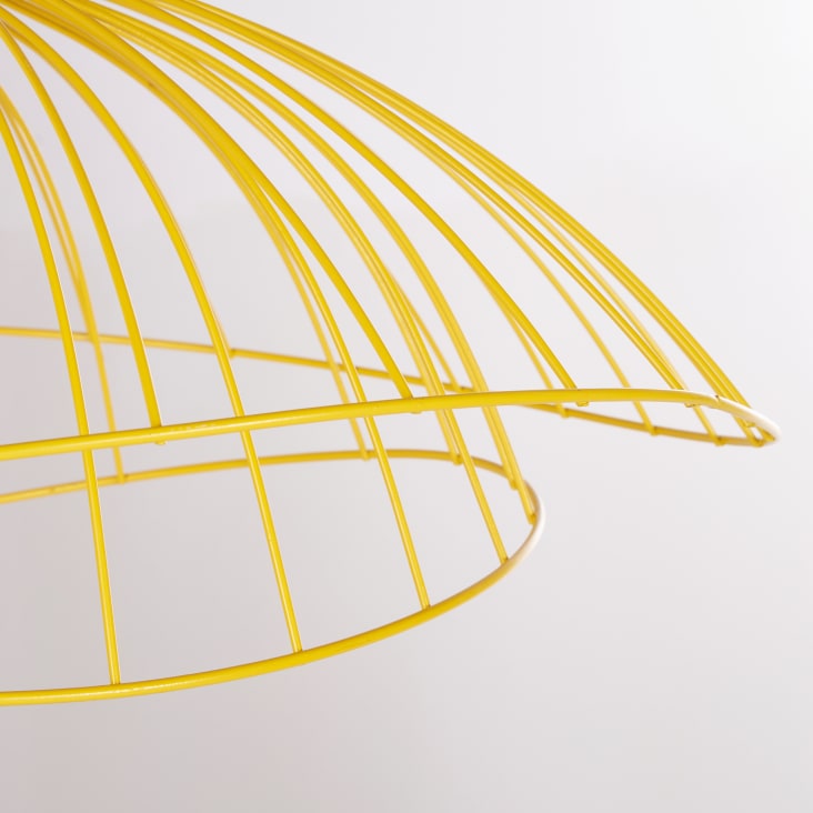Maisons Du Monde Buenos Aires - Pantalla Para Lámpara De Techo De Metal Amarillo