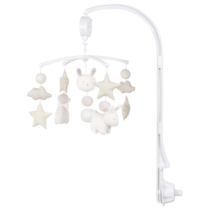 Maisons Du Monde Bulle - Móvil Musical Para Bebé Color Crudo Blanco Y Topo
