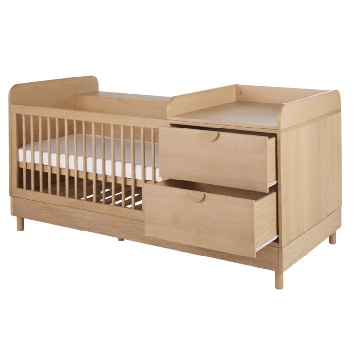 Maisons Du Monde Caldera - Cama Evolutiva Para Bebé Combinada Con 2 Cajones Long. 190