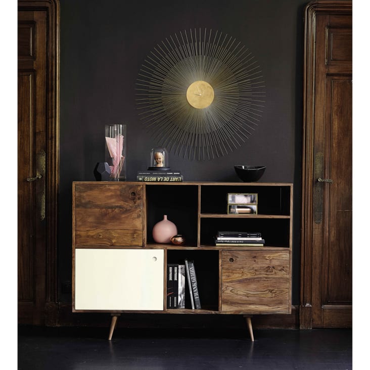 Maisons Du Monde Callista - Reloj De Metal Dorado D.95