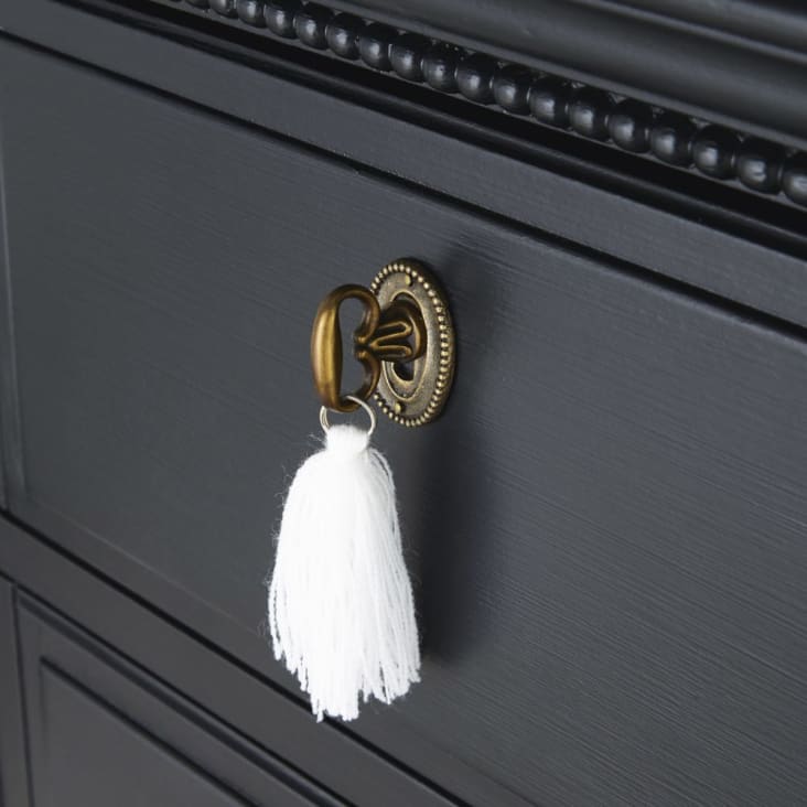 Maisons Du Monde Cambronne - Chifonier Negro Con 5 Cajones