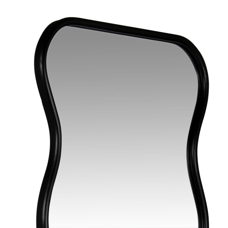 Maisons Du Monde CAMIL - Espejo Con Ondas Negro 51 X 150