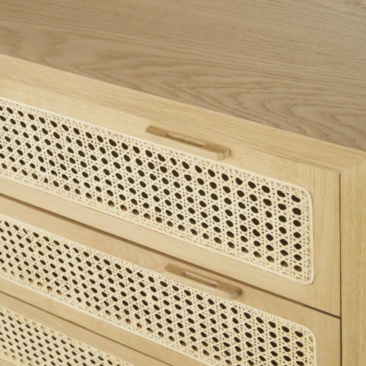 Maisons Du Monde Canopy - Cómoda De Rejilla De Ratán Con 3 Cajones