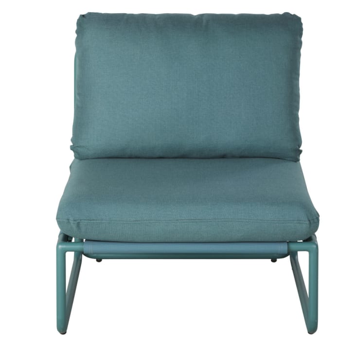 Maisons Du Monde Carilo - Módulo Para Sofá De Jardín Modulable En Verde Azulado