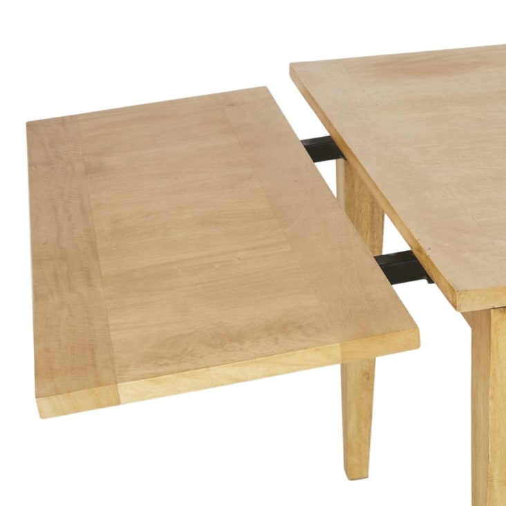 Maisons Du Monde Cezanne - Mesa De Comedor Extensible De Mango Macizo Para 10personas L.160/240