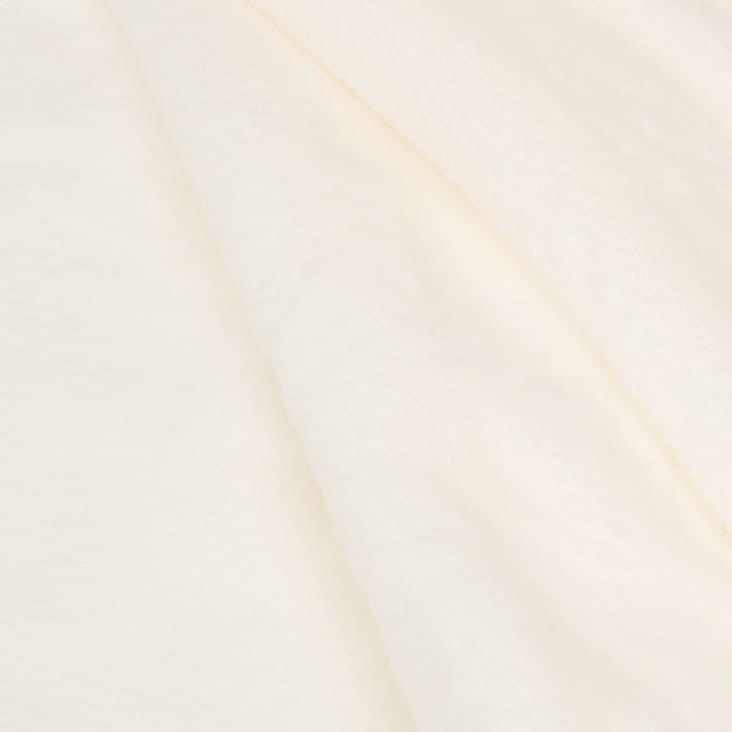 Maisons Du Monde Chaleur - Manta De Polar De Poliéster Reciclado En Color Crudo 150x230