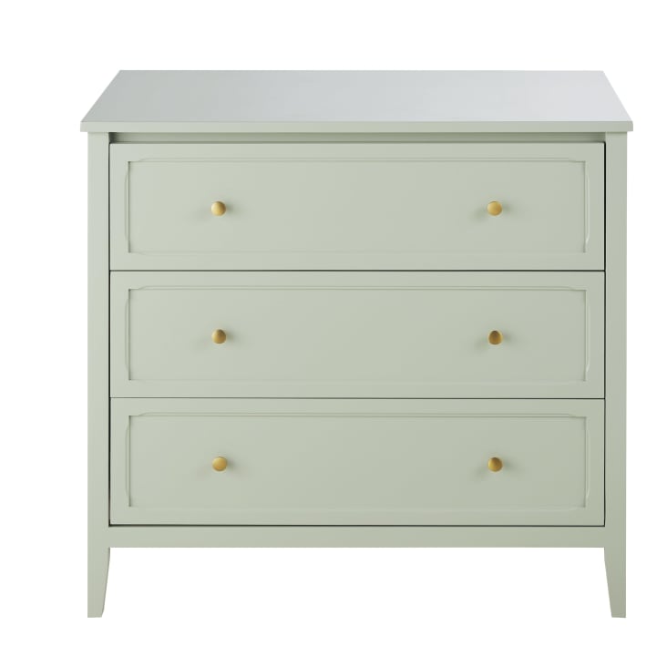 Maisons du Monde Chamarel - Cómoda compatible con cambiador de 3 cajones verde claro