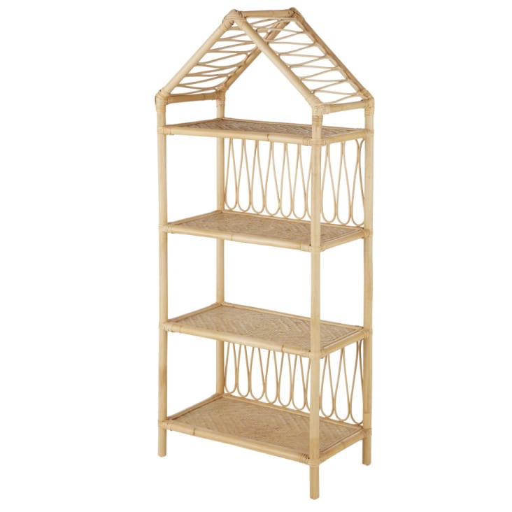 Maisons Du Monde Chamarel - Librería Casa Infantil En Ratán Y Bambú Beige