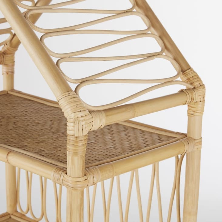 Maisons Du Monde Chamarel - Librería Casa Infantil En Ratán Y Bambú Beige