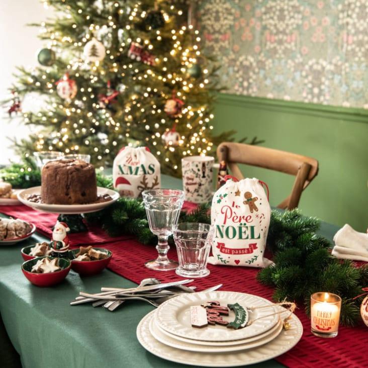 Maisons Du Monde CHARLOTTE - Lote De 8 - Plato De Postre De Porcelana Blanca