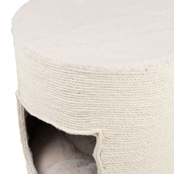 Maisons Du Monde CHAT - Casita Rascador Para Gatos De Yute Beige