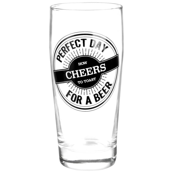 Maisons Du Monde CHEERS - Lote De 6 - Jarra De Cerveza De Cristal