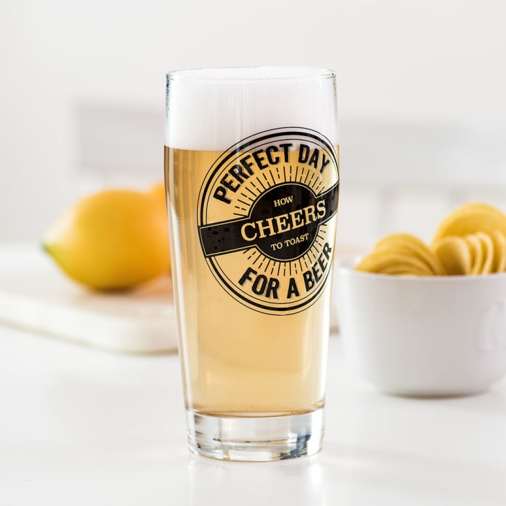 Maisons Du Monde CHEERS - Lote De 6 - Jarra De Cerveza De Cristal