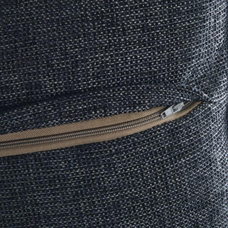 Maisons Du Monde Chenille - Cojines En Gris Carbón 60x60