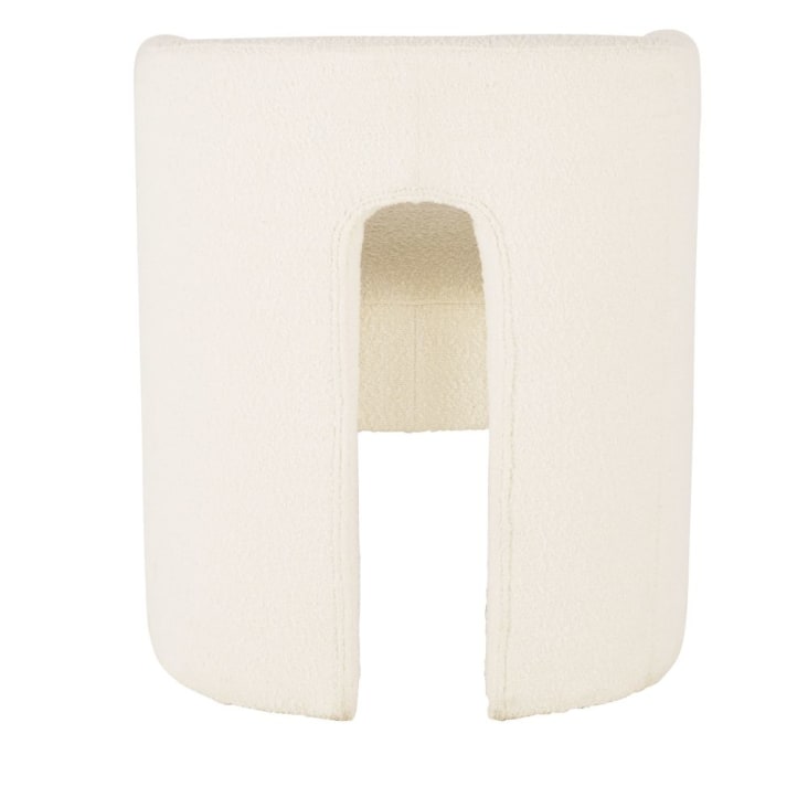 Maisons Du Monde Chess - Silla De Rizo Blanco Con Reposabrazos