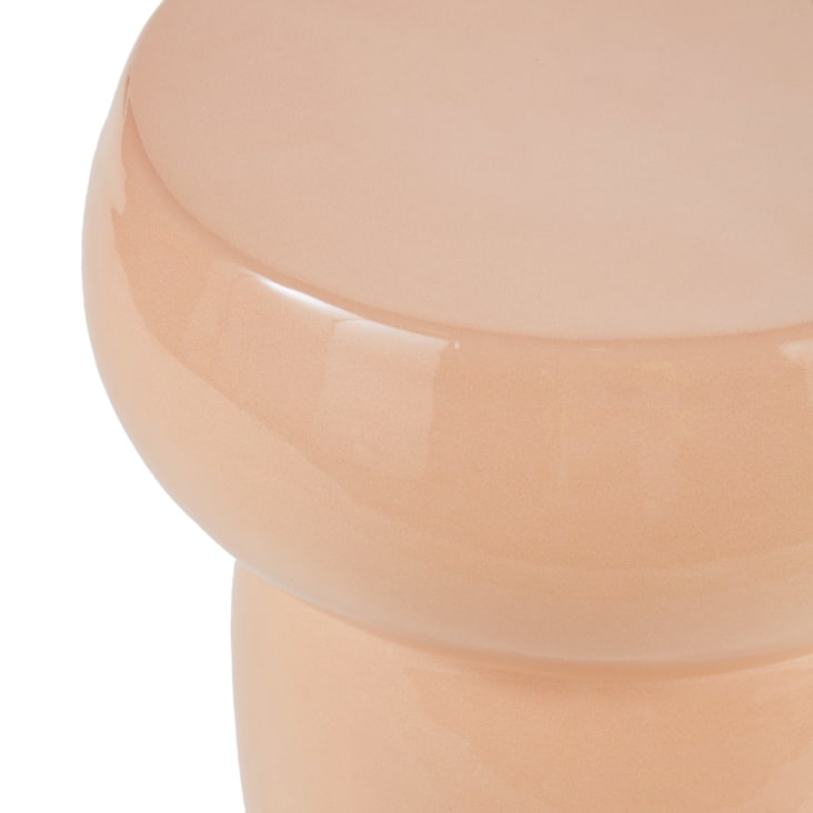 Maisons Du Monde Chianni - Mesa Auxiliar De Arcilla Y Gres Beige