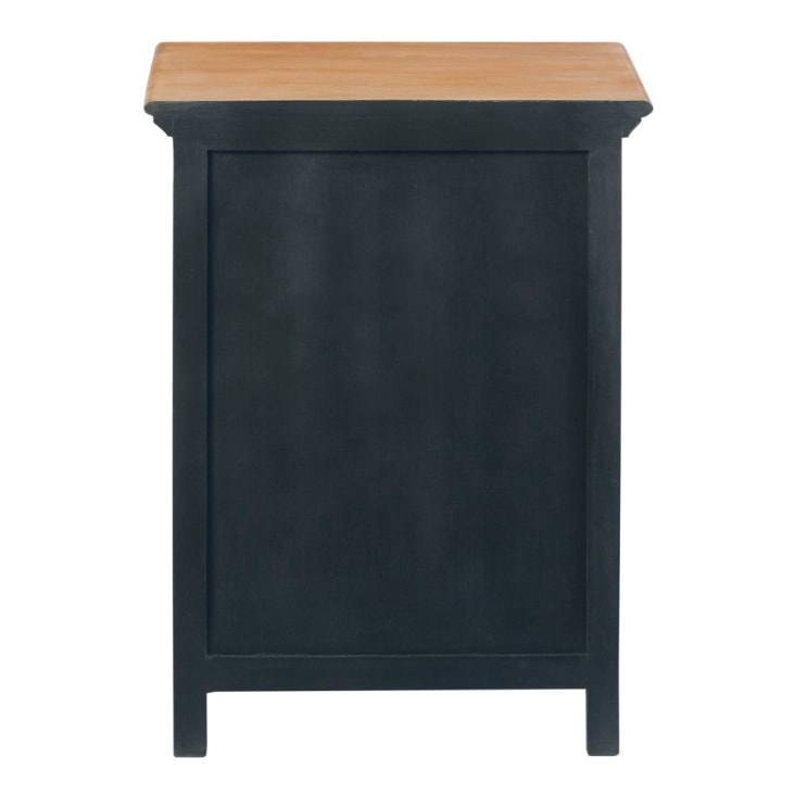 Maisons Du Monde Chinon - Mesita De Noche Con 2 Cajones De Mango Gris