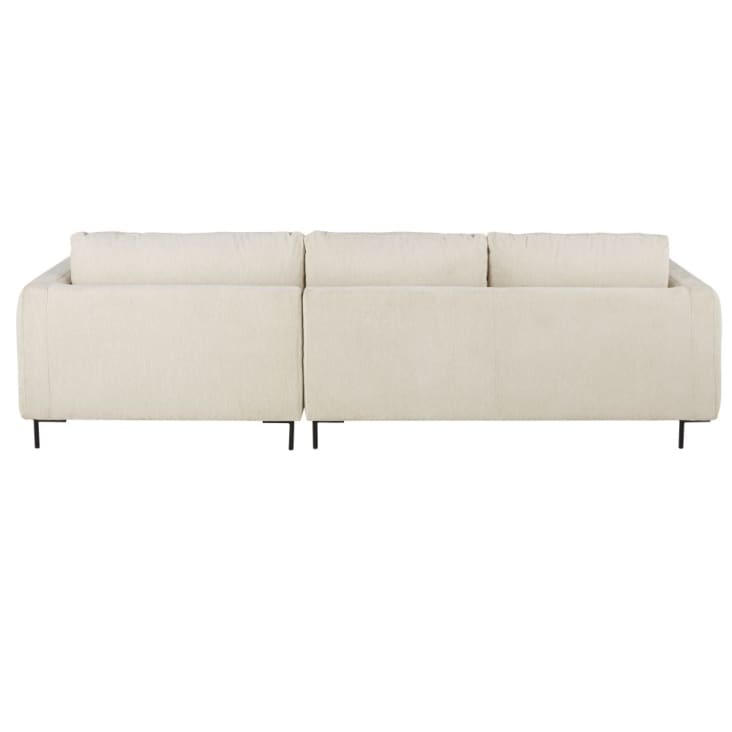 Maisons Du Monde City - Sofá Esquinero Derecha De 4/5 Plazas Beige Moteado