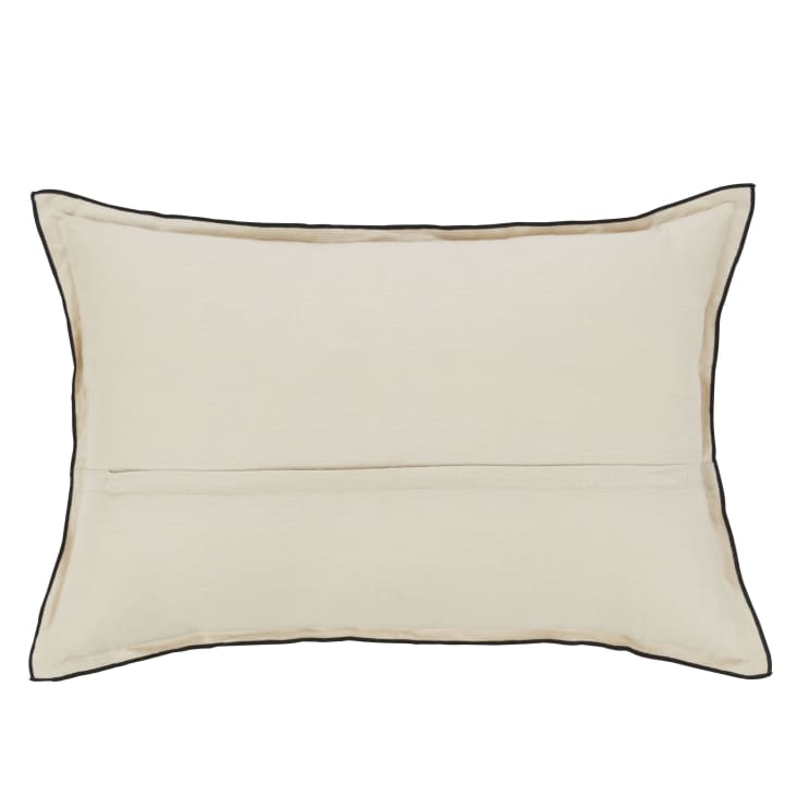 Maisons Du Monde Cojín De Lino Lavado Beige 40 X 60