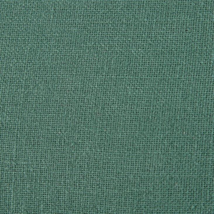 Maisons Du Monde Cojín De Lino Lavado En Verde Balístico 45x45