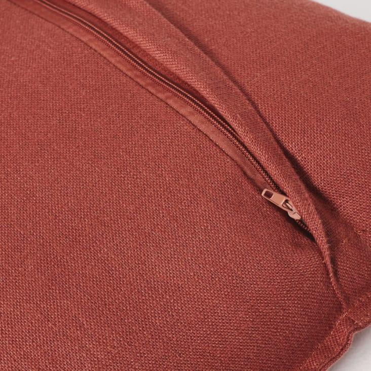 Maisons Du Monde Cojín De Lino Lavado Terracota 45x45