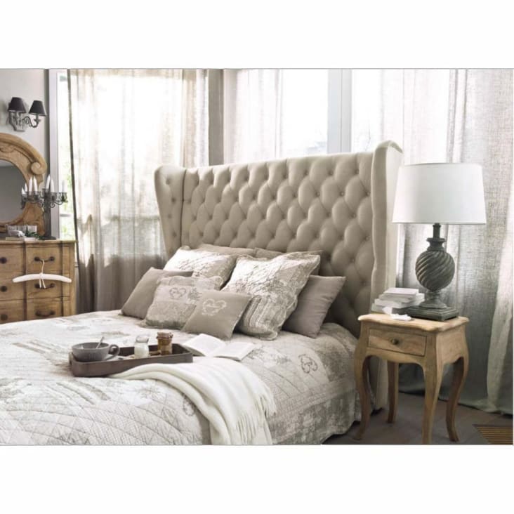 Maisons Du Monde Colette - Mesita De Noche Con 1 Cajón De Mango Y Acacia