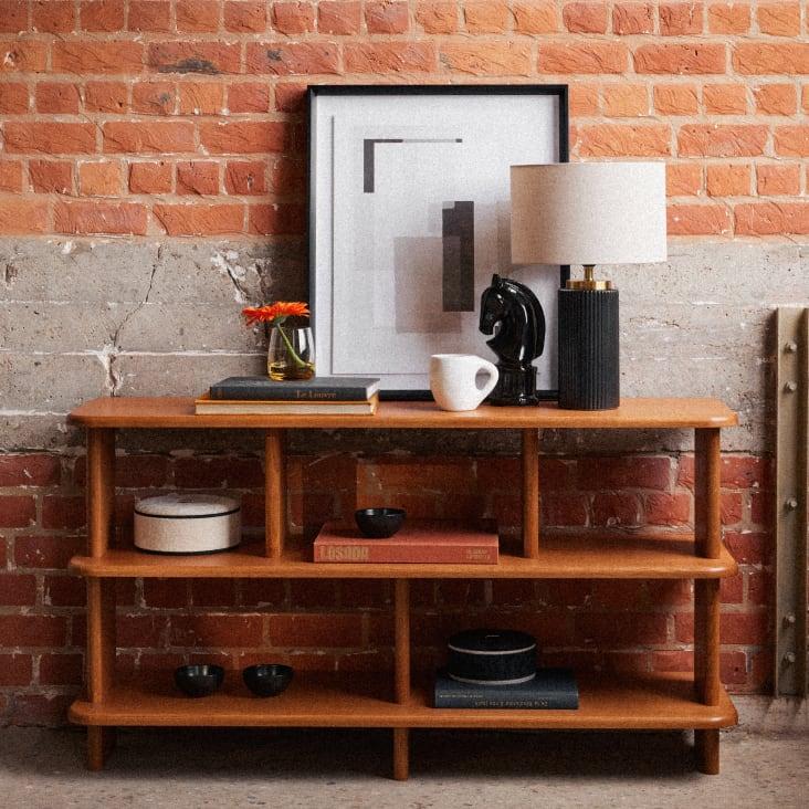 Maisons Du Monde Coline - Joyero Redondo Beige Y Negro