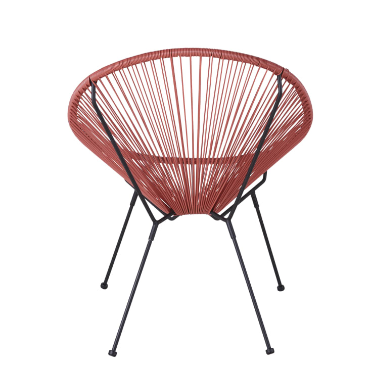 Maisons Du Monde Copacabana - Sillón De Jardín Redondo De Resina Terracota