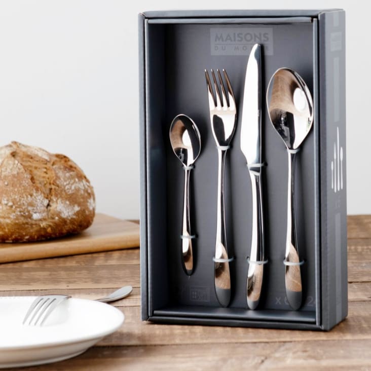 Maisons Du Monde Copenhague - Juego De 24 Cubiertos COPENHAGUE