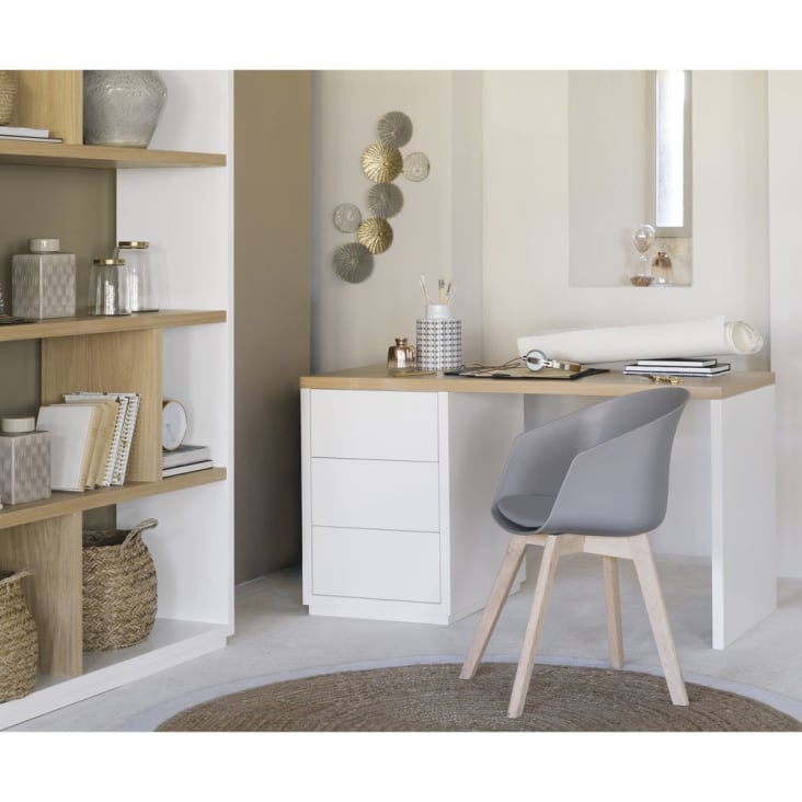 Maisons Du Monde Copper - Reloj De Arena De Purpurina De Cristal H 25 Cm COPPER