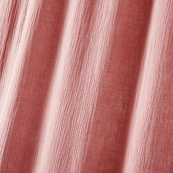 Maisons Du Monde Cortina Con Galón Fruncido De Algodón Terracota Vendida A La Unidad 110x250