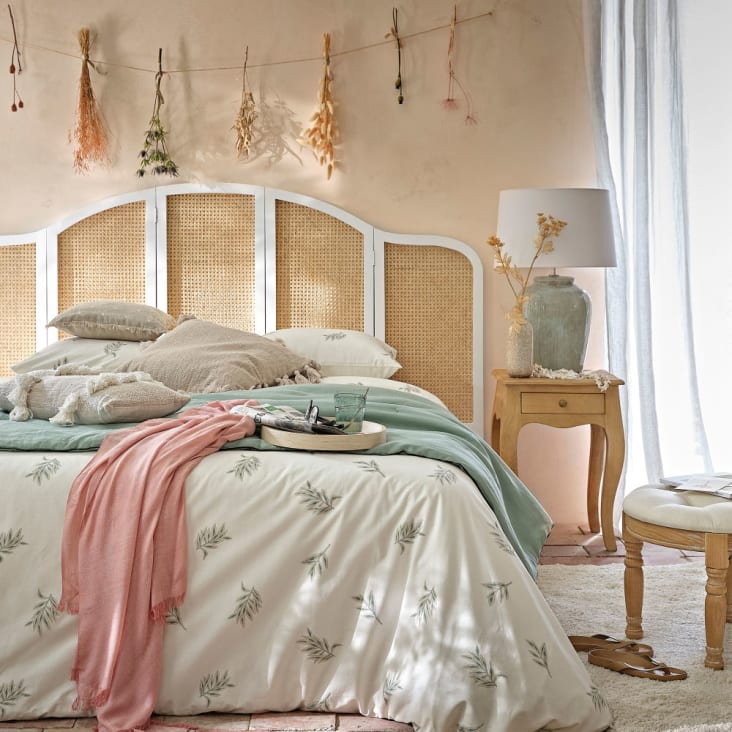 Maisons Du Monde Cortina De Presillas De Gasa De Lino En Beige 140x260 La Unidad