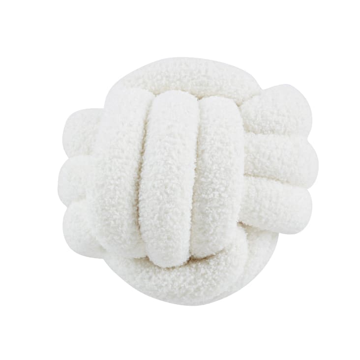 Maisons du Monde Croff - Cojín efecto lana rizada crudo D. 30