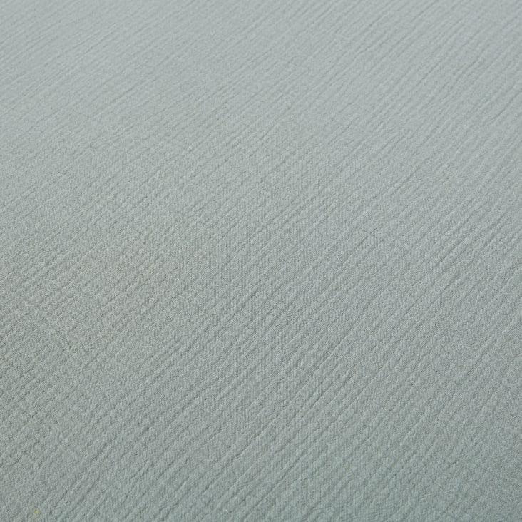 Maisons Du Monde Cubrecama Infantil De Algodón Orgánico Verde Agua 140 X 200 Cm