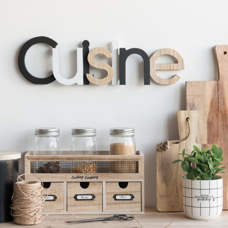 Maisons Du Monde CUISINE - Palabra Decorativa De Pared 48x14