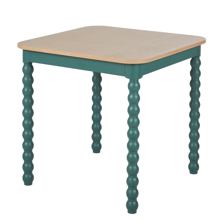 Maisons Du Monde Dabali - Mesa De Comedor Cuadrada Bicolor Para 2/4 Personas L. 75