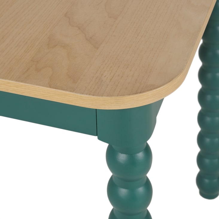 Maisons Du Monde Dabali - Mesa De Comedor Cuadrada Bicolor Para 2/4 Personas L. 75