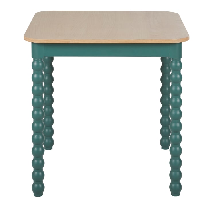 Maisons du Monde Dabali - Mesa de comedor cuadrada bicolor para 2/4 personas L. 75
