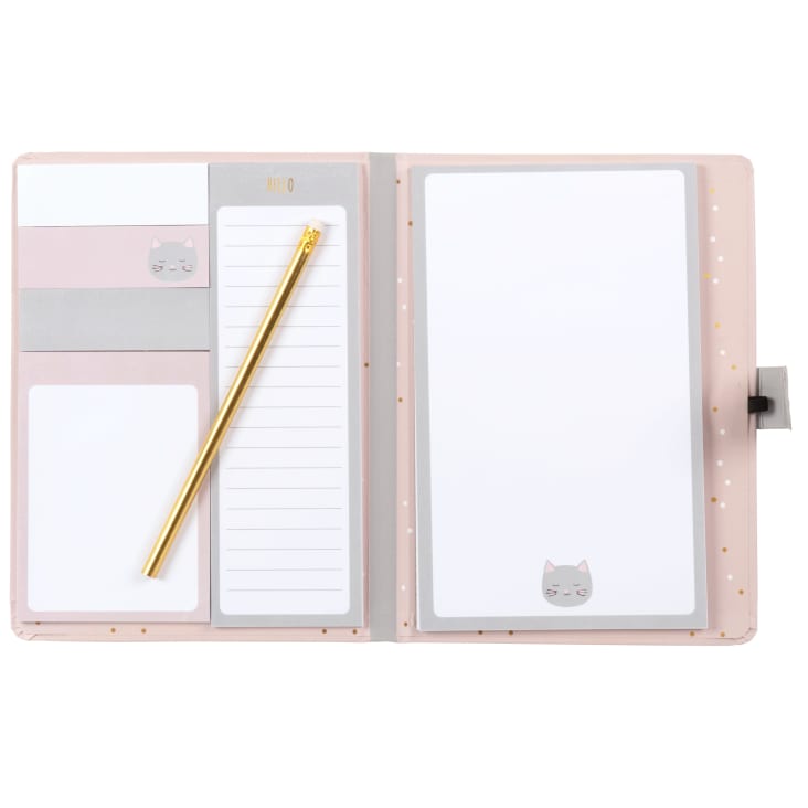 Maisons Du Monde Daisy - Lote De 2 - Cuaderno Rosa Dorado Y Gris