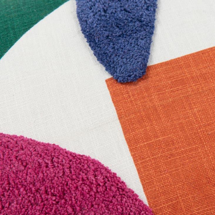 Maisons Du Monde Diego - Cojín De Algodón Multicolor 60x40 Cm