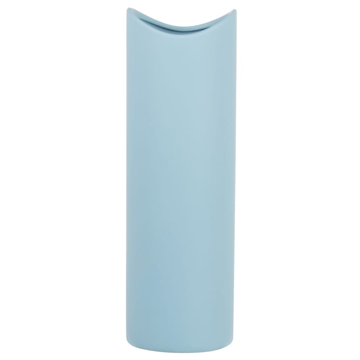 Maisons du Monde Doug - Jarrón de dolomita azul Alt. 28