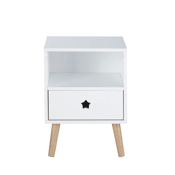 Maisons du Monde Dreams - Mesita de noche infantil blanca