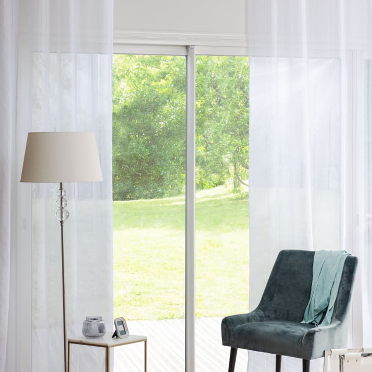 Maisons du Monde DREMDE - Cortina visillo de ojales blanca 140x270 - la unidad