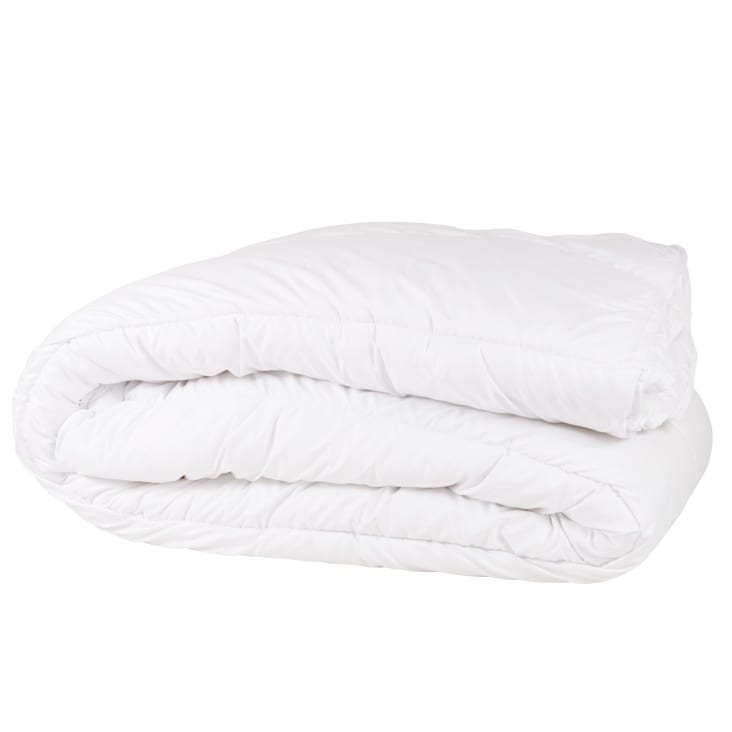 Maisons Du Monde Edredón Templado De Poliéster Reciclado Blanco 260x240 Cm