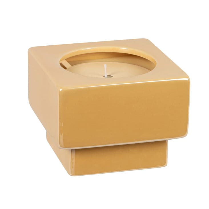 Maisons Du Monde Eindhoven - Vela Perfumada En Tarro De Cerámica Amarilla