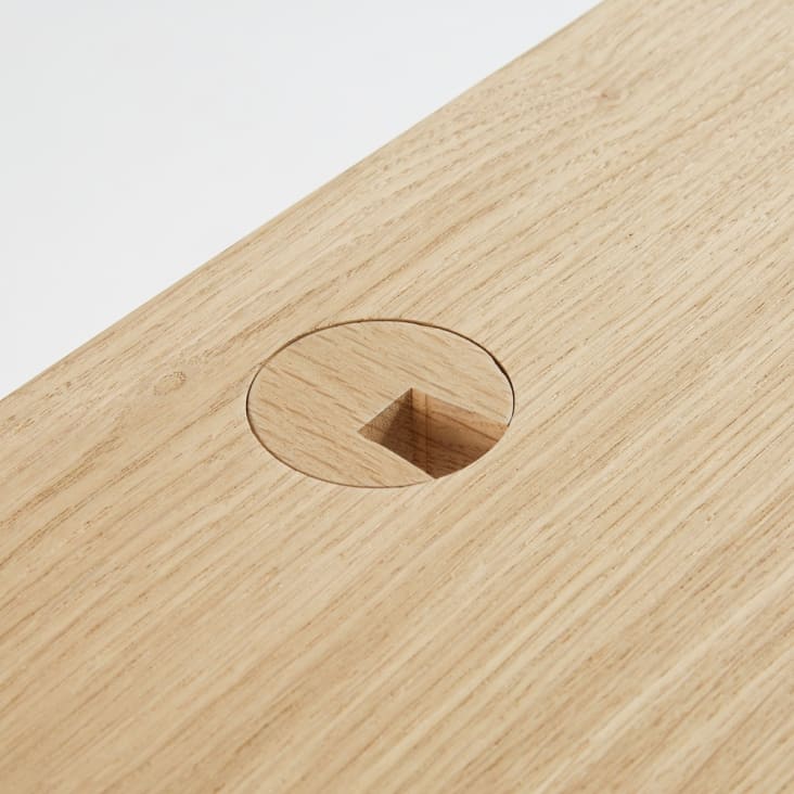 Maisons Du Monde Eko Business - Escritorio Profesional De Roble L.120