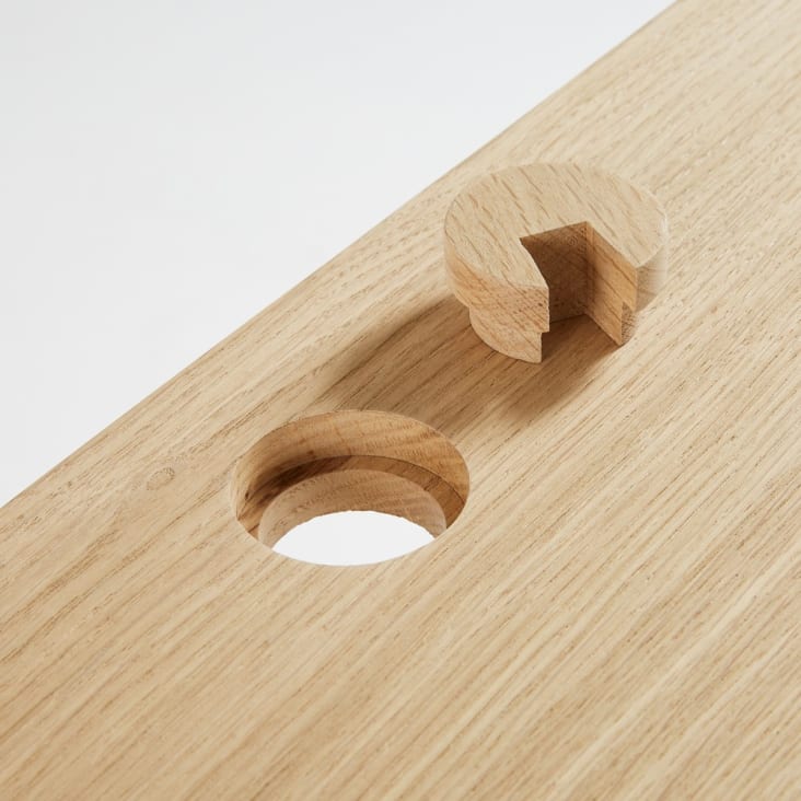 Maisons Du Monde Eko Business - Escritorio Profesional De Roble L.120