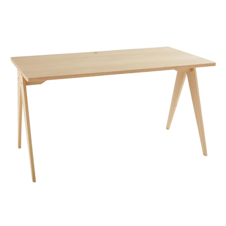 Maisons Du Monde Eko Business - Escritorio Profesional De Roble L.140