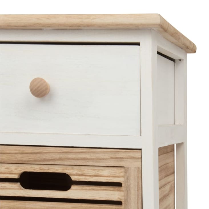 Maisons Du Monde ELEONORE - Cajonera De 4 Cajones De Paulonia