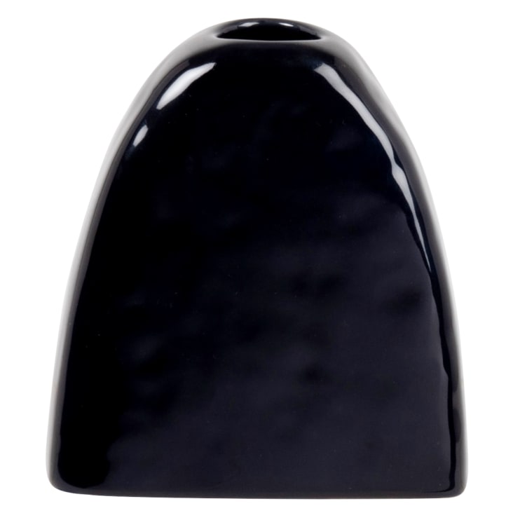 Maisons du Monde Eleonore - Jarrón de gres negro Alt. 14 cm